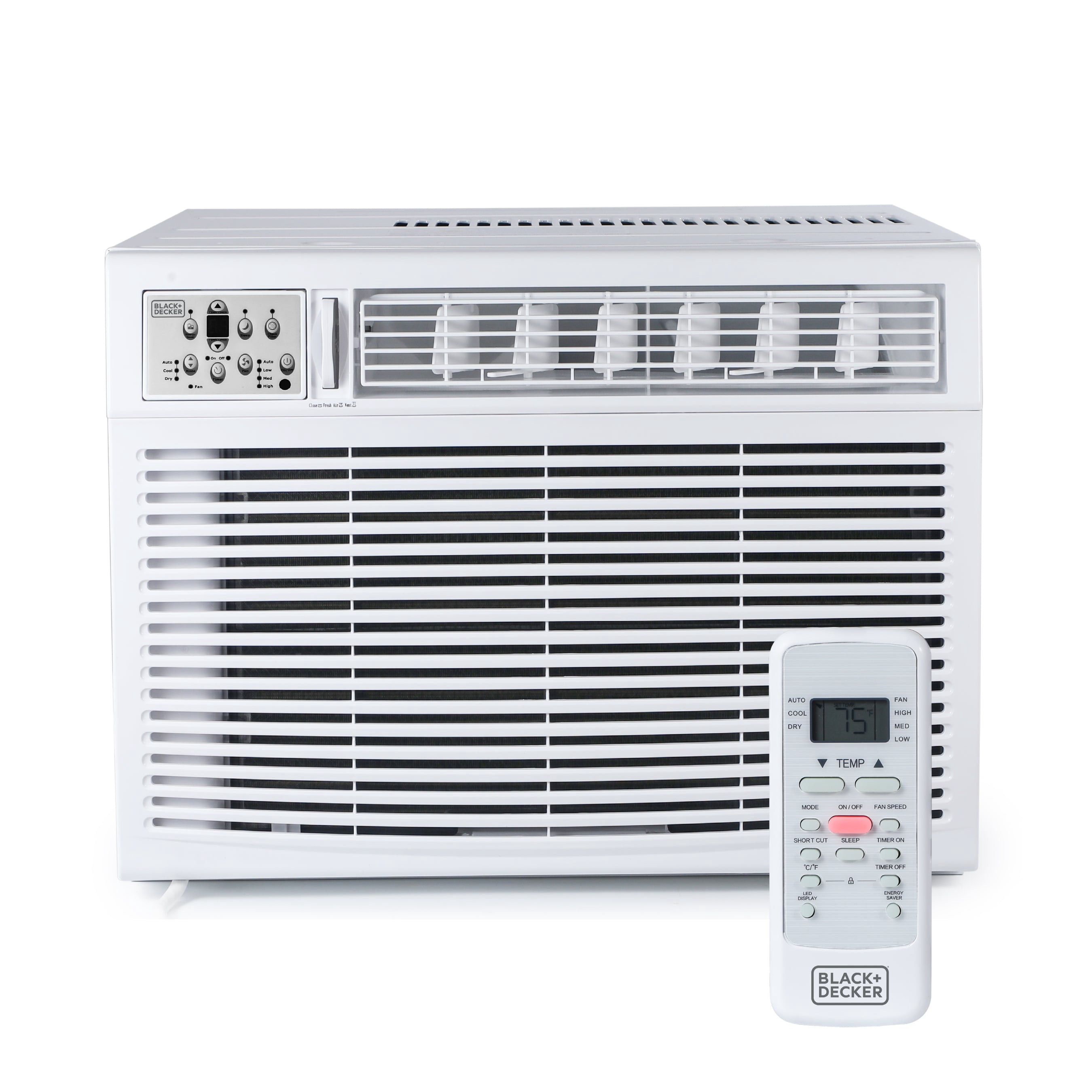 BLACK+DECKER Window Air Conditioner 18000 BTU, Cools Up to 1000 Sq. Ft., Remote Control, 3 Cooling Speeds and Fan Only, BD18WT6