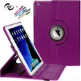 thumbnail image 4 of Case For iPad Air 2 Air 1 Cover 5th 6th 7 8 9 10.2 Funda iPad 9.7 2018 2017 Tablet Cases 360 Degree Rotating Leather Smart Coque ROSE RED iPad mini 6 2021, 4 of 6