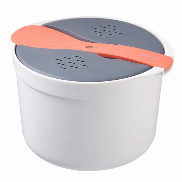 Binwennn Pressure Cooker Air Fryer Combo Cooker Pots Mini Cooking Utensils Set for Nonstick Cookware up 600 Microwave Rice Cooker 8 Cup Easy Use Easy Clean Microwaveable Brown White Rice Pasta