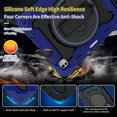 thumbnail image 4 of XYX 3in1 Rotating Stand Case for iPad Pro 13 inch M4 2024 with Hand/Shoulder Strap, Shockproof Rugged, Navy Blue, 4 of 7