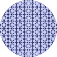 thumbnail image 1 of Ahgly Company Machine Washable Indoor Round Transitional Royal Blue Area Rugs, 6' Round, 1 of 7