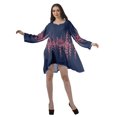 thumbnail image 4 of Moomaya Robes Décontractées Femmes Rayonne Robe Mini à Manches Longues pour Femmes, 4 of 4