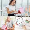 thumbnail image 3 of Clavier Bluetooth Rétroéclairé RGB avec Souris Sans Fil à Double Mode pour Samsung Galaxy Tab S9 FE 10.9 Pouces / Tab S9 11 Pouces (Ensembles Noirs, pour Galaxy Tab S9 FE 10.9 Pouces / Tab S9 11 Pouces), 3 of 5