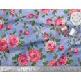 thumbnail image 3 of Soimoi polyester Crepe Fabric Leaves & Rose Flower Print Fabric by the Yard 52 Inch Wide, 3 of 3