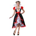 thumbnail image 1 of Flirty Queen of Hearts Plus Size Women's Costume, 1 of 3