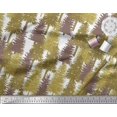 thumbnail image 2 of Soimoi Silk Fabric Cedar Tree Print Sewing Fabric Yard 42 Inch Wide, 2 of 5