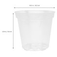 thumbnail image 2 of 6 Pcs Pots de Plantes d'Intérieur Transparents Fleur pour Orchidée de 12 Pouces Jardinière Transparente 10 cm, Aucun, 2 of 6