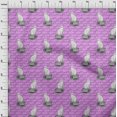 thumbnail image 4 of oneOone Rayon Amethyst Fabric Animal Cat With Text Texture Fabric For Sewing Printed Craft Fabric By The Yard 56 Inch Wide, 4 of 4