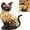 Résine Chat Veilleuse à Moins de 5 $ a2, variante sur Cagogo Lampe Chats, Lampe de Table en Résine Vitrail Faite à la Main pour Cat Amoureux, Veilleuse pour Chambre Salon Bureau, Lampe Figurine Décorative Cat pour Cadeaux de Déco Maison