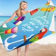 thumbnail image 3 of Microfiber Travel Towel Microfiber Beach Towel Super Lightweight Colorful Bath Towel Sandproof Beach Blanket Multi-Purpose Towel for Travel Swimming Pool 30X60 Inch, 3 of 3