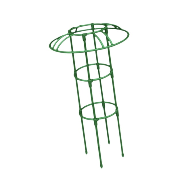 Almencla Garden Obelisk Trellis Outdoor Flower Support Cage for Climbing Plants Roses 70cm 1 umbrella