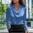 thumbnail image 1 of RKSTN Hauts pour Enseignantes Haut/chemise à Manches Longues à Col Rond Uni pour Femmes, Tenue d'École pour Enseignantes, 1 of 7