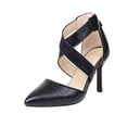 thumbnail image 2 of Mikilon Chaussures pour Femmes Été Brides Croisées Talons Hauts Décontractées Fermeture Éclair Sandales à Bout Pointu Stilettos Serpent, 2 of 4