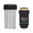 thumbnail image 1 of Microscope Objective Lens,Achromatic Objective Brass Chrome Achromatic Microscope Objective Objective Lens Expertly Crafted, 1 of 14