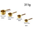 thumbnail image 2 of Measuring Spoons 4PCS Measuring Cups Set With Scale Stainless Steel Cup Measurements Set With Wood Handle Measuring Cups And Spoons Set For Cooking Baking，Easy To Clean And Store round Table Mats, 2 of 3