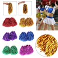 thumbnail image 3 of 1 PAIR OF POM POMS CHEERLEADER FANCY DRESS ACCESSORY THEATRE DANCE GR Gift M4K0, 3 of 8
