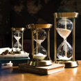 thumbnail image 3 of Abbracc Nordic Glass Sand Sandglass Hourglass Timer Clock Time Decor S 15mins, 3 of 7