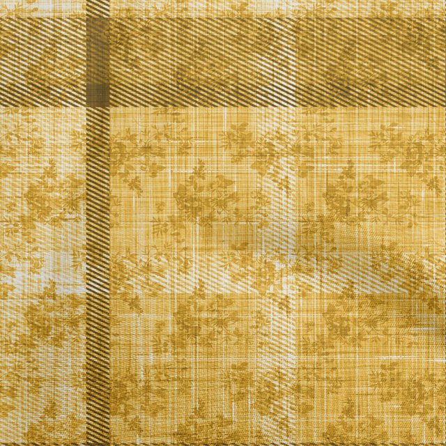 oneOone Polyester Spandex Dark Mustard Fabric Check & Sewing Material Print Fabric By The Yard 56 Inch Wide