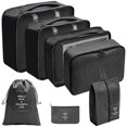 thumbnail image 1 of Gkeoshab Home Textile Storage Packing Cubes For Travel 7Pcs Travel Cubes Set Foldable Suitcase Organizer Lightweight Luggage Storage Bag Home & Garden, 1 of 4