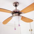 thumbnail image 4 of Unique Bargains Ceiling Fan Pull Chain Light Lighting Accessories Extension Ice Cracked Crystal Ball Pendant Pink, 4 of 6