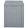 thumbnail image 2 of vidaXL Garden Storage Box 180L Grey PP Wood Look, 2 of 5