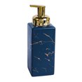 thumbnail image 1 of Qeeadeea Marble Ceramic Foaming Soap Dispenser, Cubic Foam Soap Dispenser With Gold Pump, Hand Foaming Dispenser, For Barthroom Kitchen-blue-Foam Bottle, 1 of 7