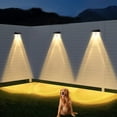 thumbnail image 1 of Solar Powered Outdoor Wall Light | Waterproof LED Hill Effect Sconce for Garden & Stair Enclosure, 1 of 8