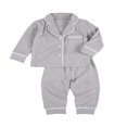 thumbnail image 3 of Ensembles de Pyjama en Coton pour Bébé à Manches Longues, à Simple Boutonnage, 3 of 5