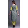 thumbnail image 4 of Bimba Kurti Droite à Panneaux en Coton pour Femmes, Longue Robe Kurti Imprimée, Haut Indien - Très Petit, 4 of 6