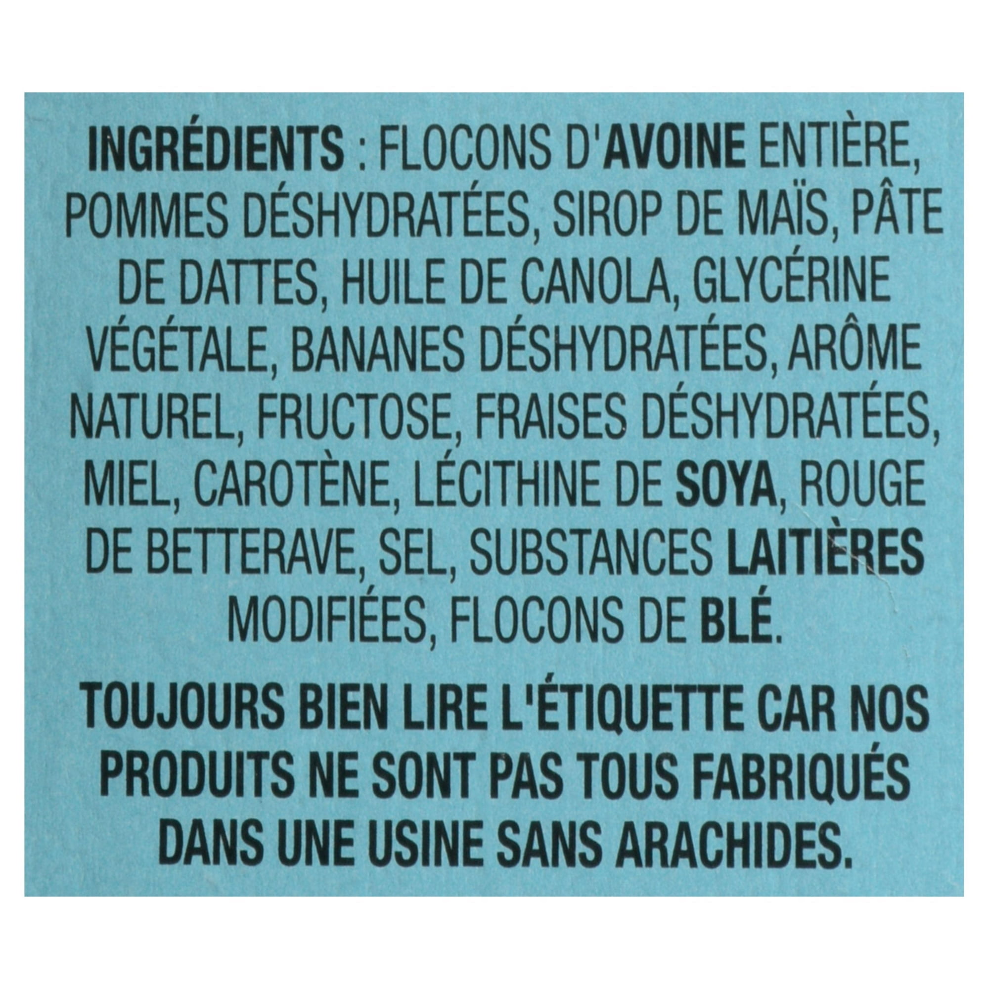 Go Pure Barres aux Fruits & à l'Avoine Banane & Fraise