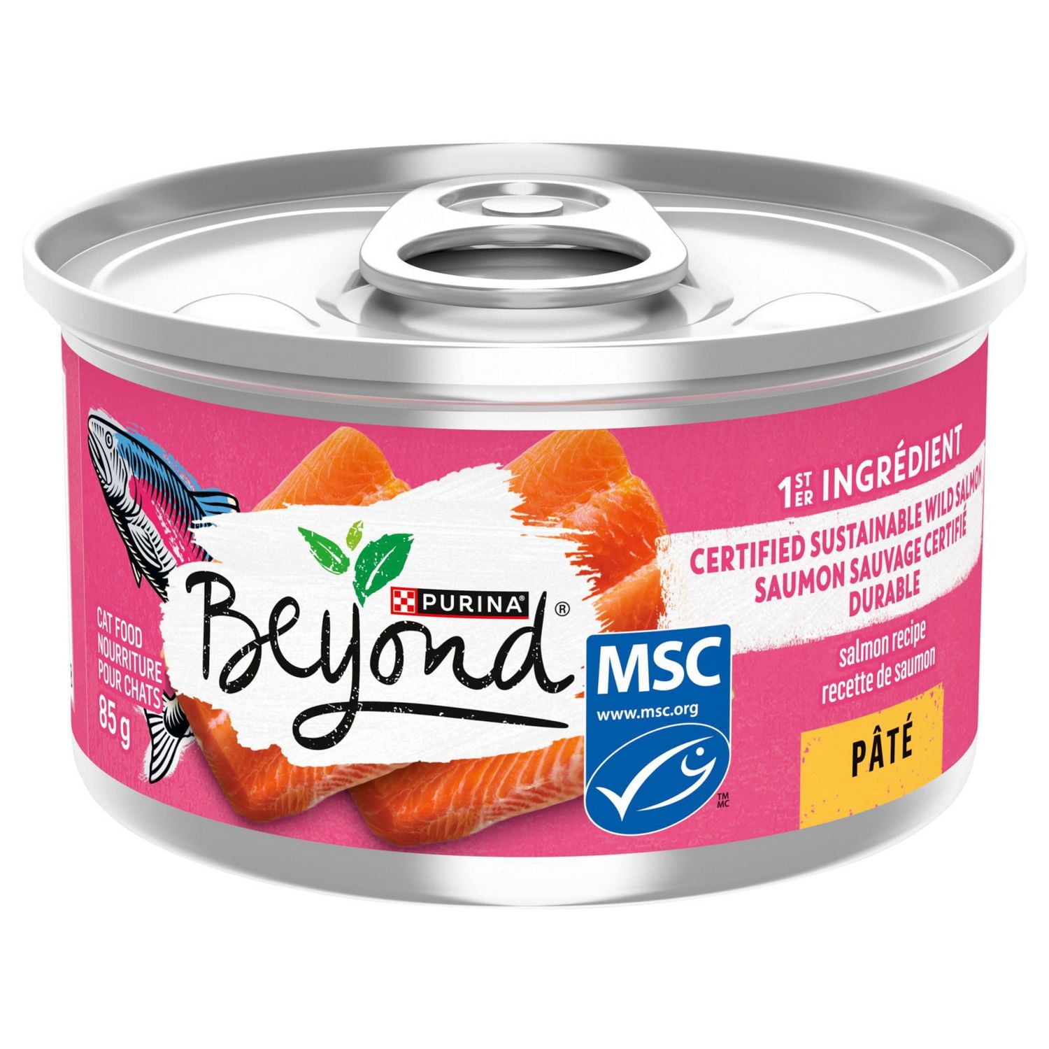 Beyond Grain Free Wild Salmon, Wet Cat Food 85g