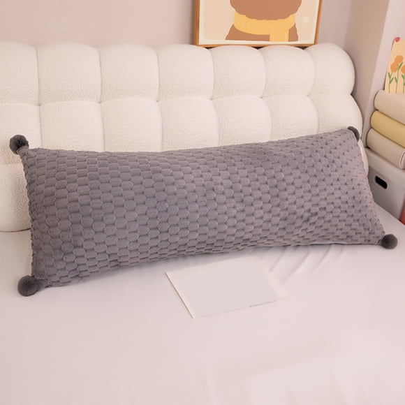 Amzcrzy Long Pillows Soft Velvet Long Pillow Special Pillow for To Sleep Sofa Pillow Side Sleeping Leg Clamp Dormitory Bedside Cushion Multiple Colors Available Dorm Room Essentials Pillows