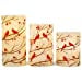 thumbnail image 3 of Flameless LED Glitter Berries and Cardinals Wax Pillar Candles with Timer, 3pc Set, 3 of 10