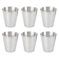 thumbnail image 1 of 6Pcs Stainless Steel Cups Stainless Steel Shot Cups Durable Spirits Cups, 1 of 7