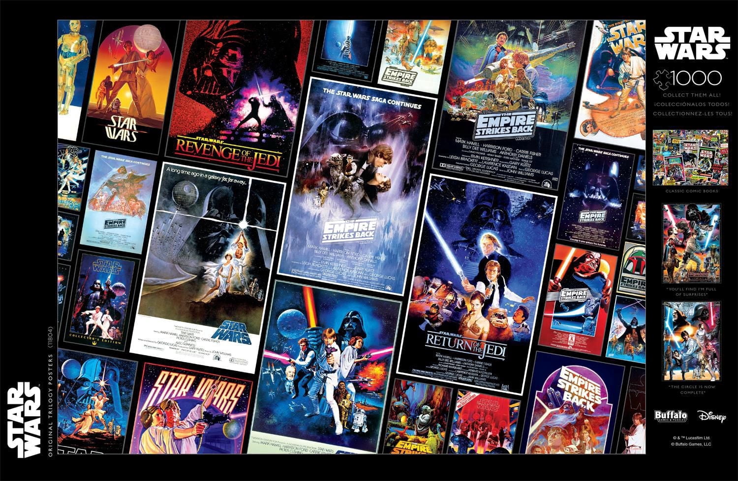 Buffalo Games - Le puzzle Entertainment series - Original Trilogy Posters - en 1000 pièces