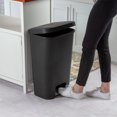 thumbnail image 4 of Sterilite 11.9 Gal Rectangle Step On Trash Kitchen Wastebasket (8 Pack), 4 of 9