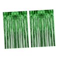 thumbnail image 3 of yuksok 2 Pcs Rideaux à Franges en Aluminium Décoration pour Célébration Fête Scène Performance Vert, 3 of 9