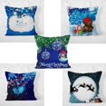 thumbnail image 4 of VONKY Housse de Coussin de Noël Dessin Animé Housse de Coussin Décorative Impression Numérique, 4 of 7