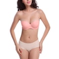 thumbnail image 3 of Strapless Bras for Large Breasts Ladies Strapless Gathering Invisible Bra Glossy Back Buckle Breast Seamless Bra Underwear Strapless Bra for Large Breasts, 3 of 9