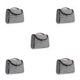 thumbnail image 2 of fastboy Large Capacity Cosmetic Storage Bag - Store All Makeup In One Place Choose Multiple Colors Black  white stripe 5Set, 2 of 6
