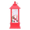thumbnail image 3 of Lampe Suspendue, Lampe Décorative de Noël Petite Lanterne Suspendue Exécution Exquise Portable pour les Enfants Enfants pour les Fêtes, les Spectacles, les Concerts de Carnaval Rouge, 3 of 8