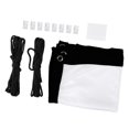 thumbnail image 3 of Projection Screen Kit, 16:9 Thicken Portable Non Crease Soft White Polyester Projector Curtain Projection Screen  for Home Theater Conference Outdoor Camping Movie, 3 of 7