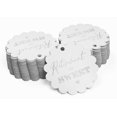 thumbnail image 2 of Inkdotpot Pack Of 100 Real Silver Foil Paper Tags Retirement Is Sweet Text Favor Hang Tags, 2 of 6