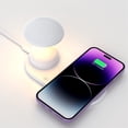 thumbnail image 1 of HOARBOEG LED Smart Wireless Charging Night Light Multifunctional Bedroom Bedside Office Creativeness Atmospheres USB Mushrooms Small Table Lamp Clearance Sale Holiday Gifts, 1 of 7