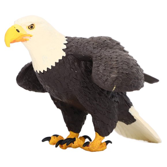 Bald Eagle Decoration, Lifelike PVC Bald Eagle Ornament For Desk