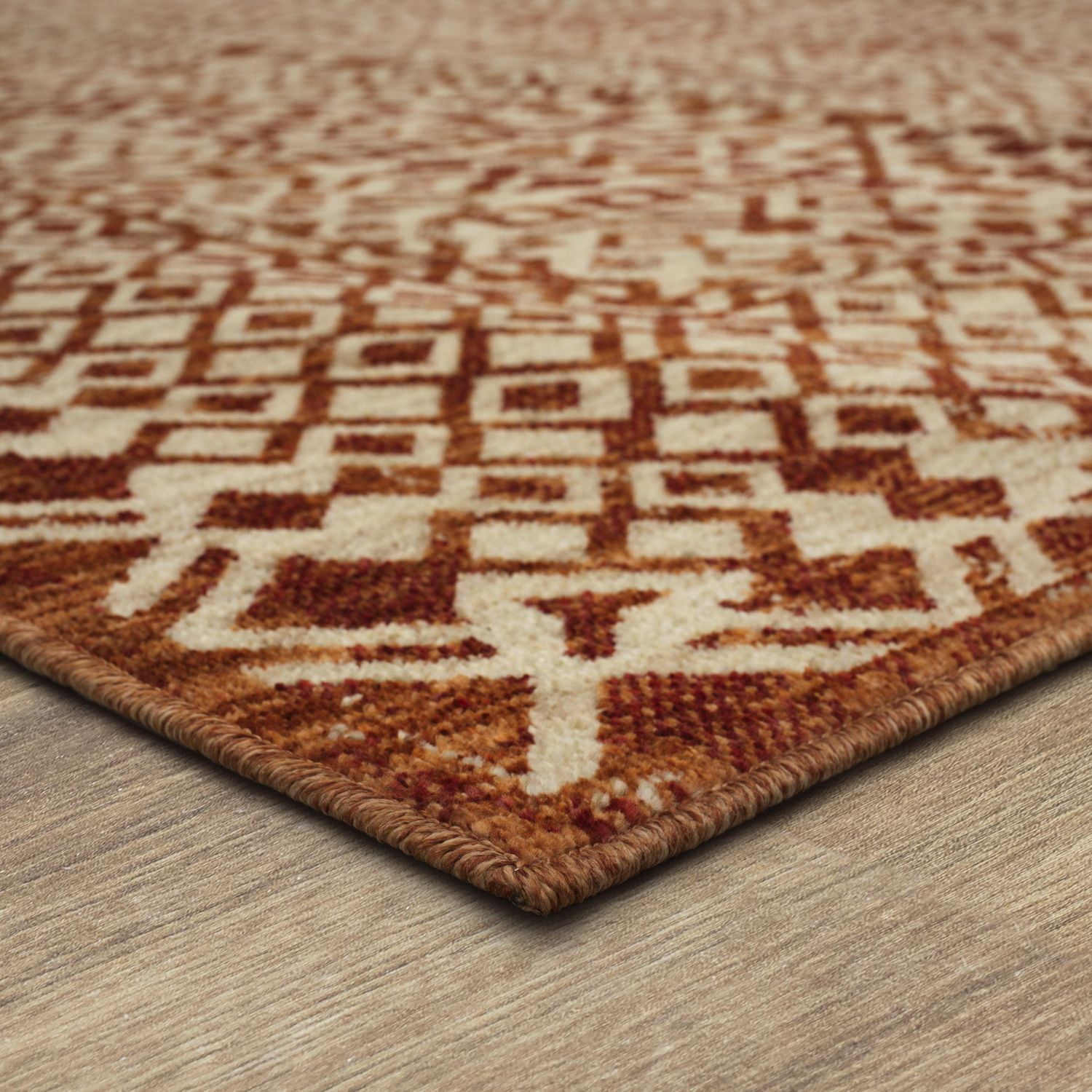 Mohawk Home Townsent Grey Polyester Area Rug