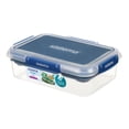 thumbnail image 2 of Sistema To Go Stax Leakproof Food Storage Container, 2.2 L, Airtight, Stackable, Easy Locking Clips, BPA-Free, Blue OR Teal (Colour Not Selectable), 2 of 6