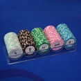 thumbnail image 5 of Oleegame 2PC Spoon And Lid Rest Acrylic Chip Box Texas Poker Acrylic Club Chip Rack Transparent Chip Rack Chip Plate Clear, 5 of 5