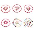 thumbnail image 3 of relayinert 100pcs/set Pompon pour Porte-Clés Franges Accessoires Polyvalents pour Toute Occasion Rose-Or 1Set, 3 of 6