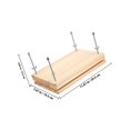 thumbnail image 2 of OUNONA Wooden Book Press Clamp for Binding with Smooth Surface and Safe Rounded Edges, 2 of 8